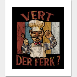 CHEFF VERT DER FERK TEXTURE Posters and Art